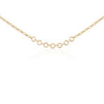 18kt  Chain Necklace With Diamonds (for charms)