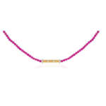 18kt Gold Chocker With Ruby Beads And Diamonds