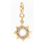 18KT YELLOW GOLD STAR CHARM WITH DIAMONDS