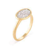 18kt Yellow Gold Ring With Diamonds